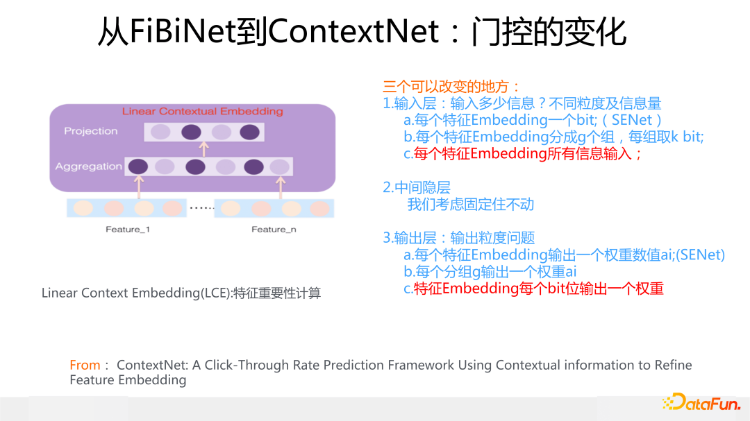 从FiBiNet到ContextNet：门控的变化